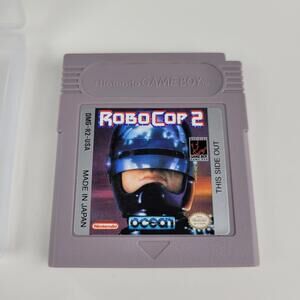 GameBoy RoboCop 2 Nintendo Authentic Tested Cartridge w/ Clear Protective Case